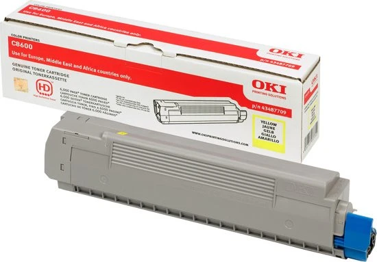 OKI Toner gelb C8600/C8800 (6.000 Seiten Image