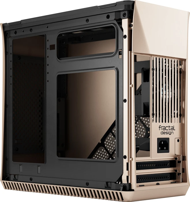 Fractal Design Era ITX Gold TG, Glasfenster, Mini-ITX