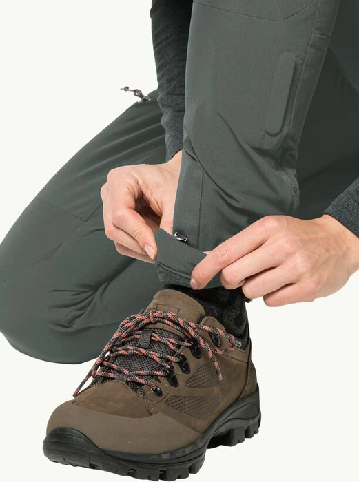 Jack Wolfskin Salmaser Hose lang slate green (Damen)