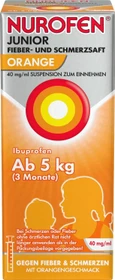 Nurofen Junior Fieber- und Schmerzsaft Orange 40mg/ml 4%, 100ml