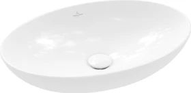 Villeroy & Boch Loop & Friends Aufsatzwaschbecken 560x380x120mm, mit Überlauf, weiß alpin CeramicPlus