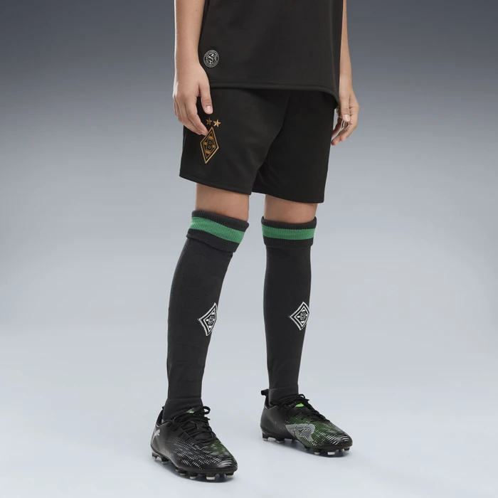 Puma Borussia Mönchengladbach 2026/2027 Auswärtsshorts puma black/archive green (Junior)