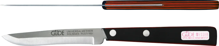 Güde Universalmesser 10cm schwarz-rot