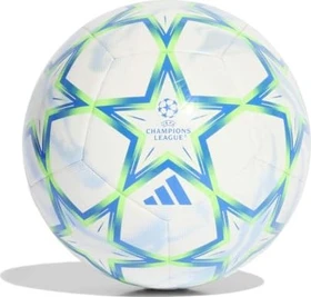 adidas UEFA Champions League 2026/2027 Club Fußball white/glow blue/solar green/icey blue
