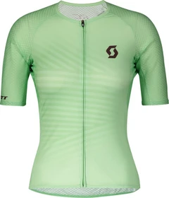 Scott RC Premium Climber Trikot kurzarm mint green/maroon red (Damen)