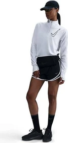 Nike Swoosh Dri-FIT 1/2-Zip Laufshirt langarm weiß (Damen)