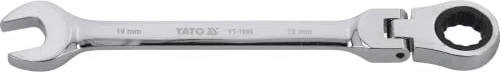 Yato YT-1674 Gelenk-Maul-Ringratschenschlüssel, 19x245mm