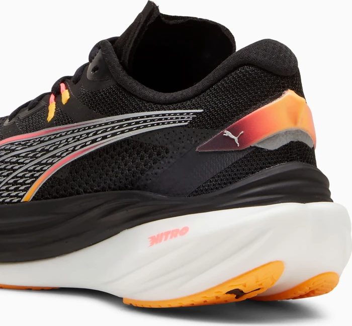 Puma Deviate Nitro 3 puma black/sunset glow/sun stream (Damen)