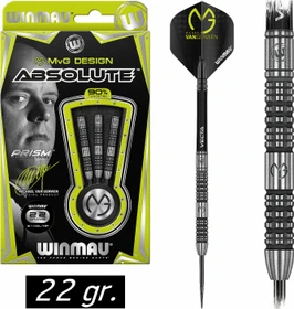 Winmau MvG Absolute Steel Dart Dartpfeil Set 22g