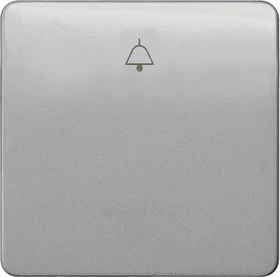 Siemens DELTA profil Wippe mit Symbol Glocke für Taster, silber