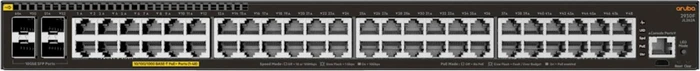 HPE Aruba 2930F 48G Rackmount Gigabit Managed Switch, 48x RJ-45, 4x SFP, 370W PoE+