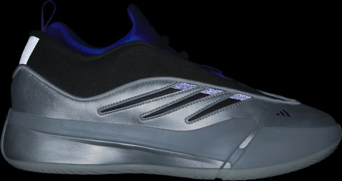 adidas Dame 9 silver metallic/core black/lucid blue