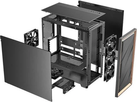 Antec Flux SE, schwarz/braun