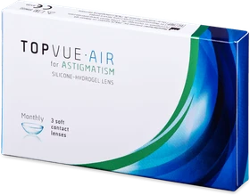 TopVue Air for Astigmatism, -3.50 Dioptrien, 3 Stück