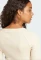 adidas Ribbed Crop Top Sweatshirt cream white (Damen) Vorschaubild