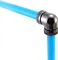 XSPC 14mm 90° L-Verbinder für Rohre, schwarz verchromt Vorschaubild