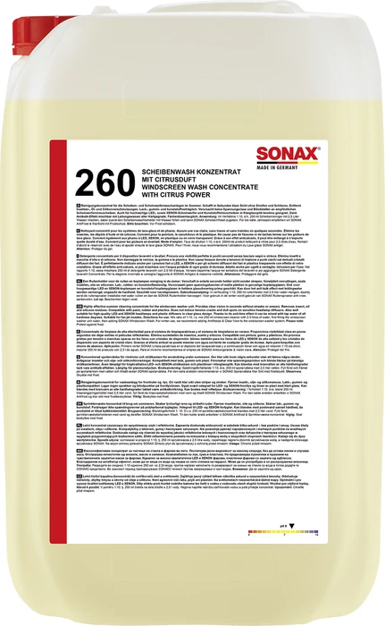 Sonax ScheibenWash Konzentrat mit Citrusduft 1:10 25l