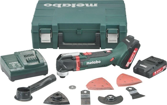 Metabo MT 18 LTX Compact Akku-Multifunktionswerkzeug inkl. Koffer + 2 Akkus 2.0Ah + Zubehör
