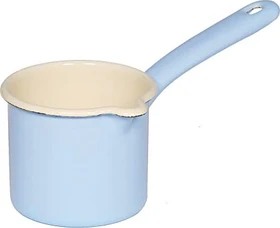 Riess Pastell Schnabeltopf mit Stiel 9cm 500ml blau