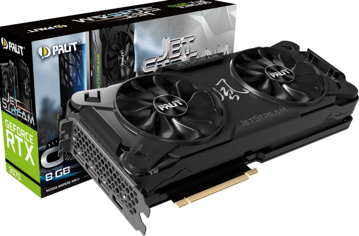 Palit GeForce RTX 3070 JetStream OC V1 (LHR), 8GB GDDR6, HDMI, 3x DP
