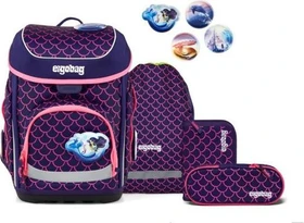 Ergobag Cubo Perlentauchbär 2026 Schulrucksack-Set, 5-tlg.