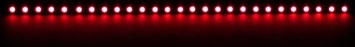 Nanoxia Rigid LED, rot beleuchtet, 30cm
