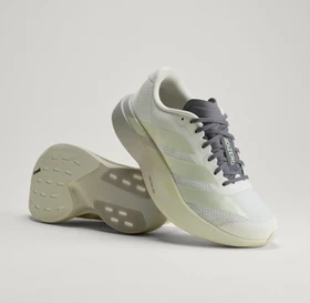 adidas Adizero Evo SL off white/ice gold met./granite (Damen)