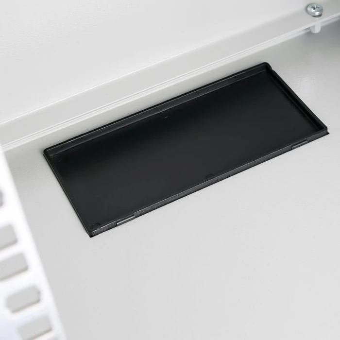 HMF Serverschrank 10", HMF 63400 6HE, Sicherheitsglastür, IP20, 300mm tief