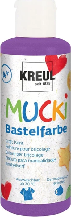 Kreul Mucki Bastelfarbe, violett, 80ml