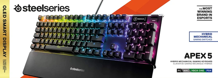 SteelSeries Apex 5, USB, DE