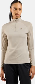 Odlo Essentials Ceramiwarm Laufshirt langarm silver cloud (Damen)