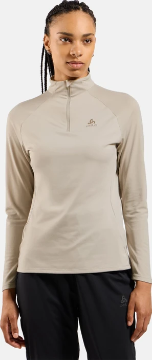 Odlo Essentials Ceramiwarm Laufshirt langarm silver cloud (Damen)