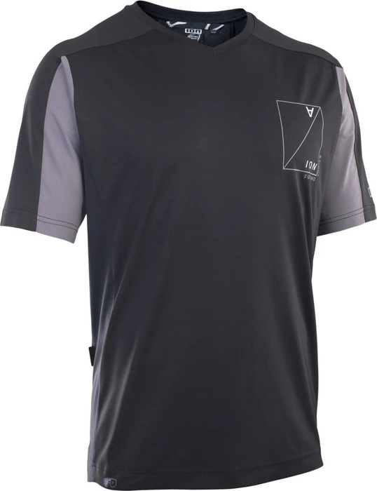 ION MTB Traze AMP AFT Trikot kurzarm schwarz (Herren)