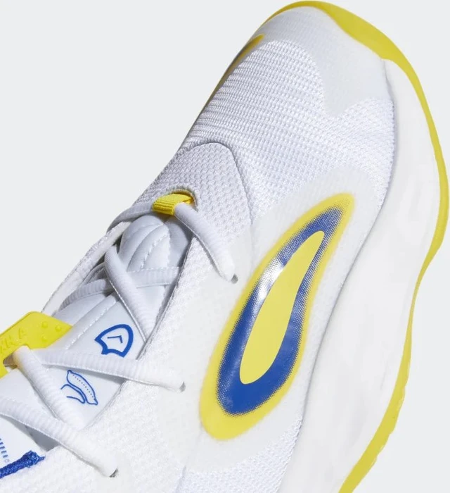 adidas Exhibit A cloud white/team colleg purple/team yellow