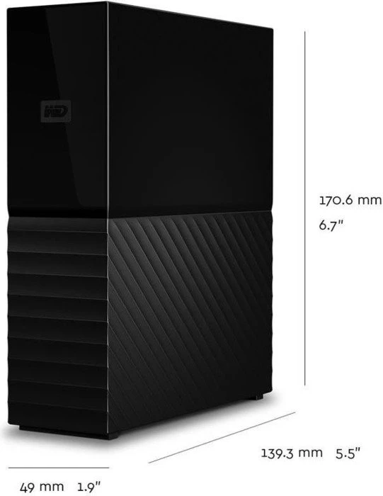 Western Digital WD My Book, 8TB, USB 3.0 Micro-B