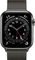 Apple Watch Series 6 (GPS + Cellular) 44mm Edelstahl graphit mit Milanaise-Armband graphit Vorschaubild
