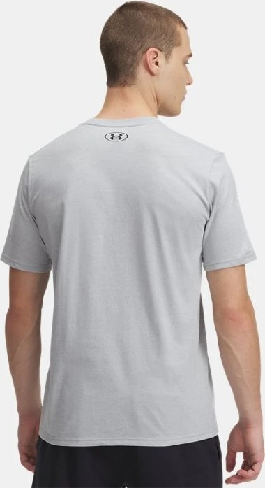 Under Armour Boxed Funktionsshirt kurzarm mod gray light heather/black (Herren)
