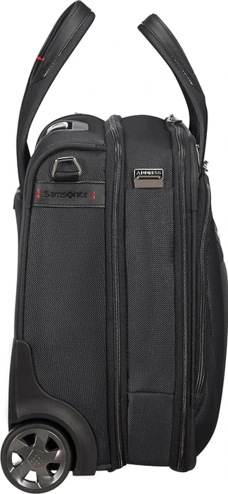 Samsonite Pro-DLX 5, Laptoptasche mit Rollen, 15.6" Notebook-Tasche-Trolley, 46cm, 34.5l, schwarz