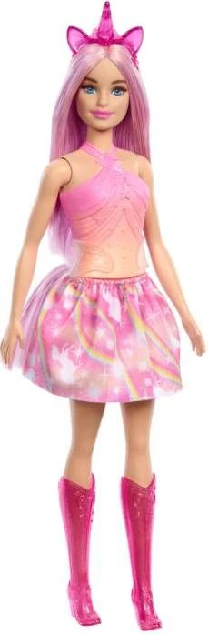 Mattel Barbie - Dreamtopia Einhorn Puppe mit Fantasiehaar ombre outfit