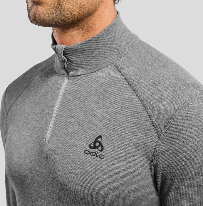 Odlo Active Warm Eco Funktionsshirt langarm odlo steel grey melange (Herren)