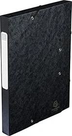 Exacompta Cartobox Archivbox 40mm, A4, schwarz, 10er-Pack