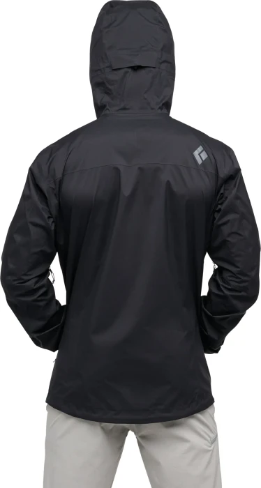 Black Diamond FineLine Stretch Rain Shell Funktionsjacke schwarz (Herren)