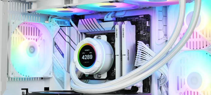 ID-Cooling Space LCD SL240 XE White