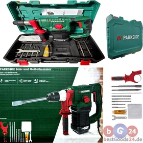 Parkside PBH 1550 C1 Elektro-Bohr-/Meißelhammer inkl. Koffer