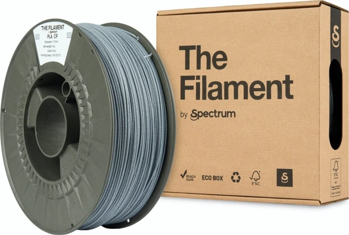 Spectrum PLA CF PLA, Grey, Spule, 1.75mm, 1.00kg (TF-24099) – Bild 3 von 3