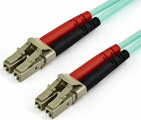StarTech LWL Duplex Kabel, OM3, 2x LC Stecker/2x LC Stecker, 1m, türkis