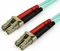 StarTech LWL Duplex Kabel, OM3, 2x LC Stecker/2x LC Stecker, 1m, türkis Vorschaubild