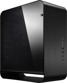 Jonsbo UMX1 Plus, schwarz, Glasfenster, Mini-ITX