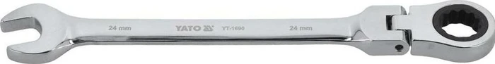 Yato YT-1674 Gelenk-Maul-Ringratschenschlüssel, 24x330mm