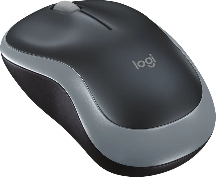 Logitech M185 Wireless Mouse schwarz/grau, USB